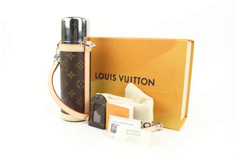 louis vuitton flask|Louis Vuitton monogram bottle.